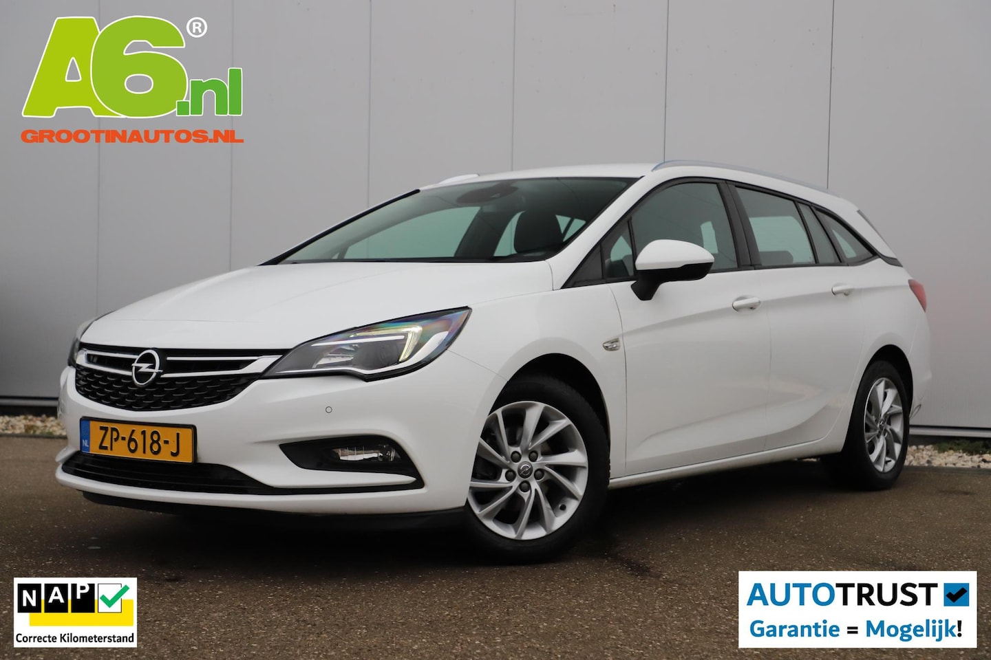 Opel Astra Sports Tourer - 1.0 Turbo Business Executive 105PK Trekhaak 16 inch LMV Navigatie Carplay Android Bluetoot - AutoWereld.nl