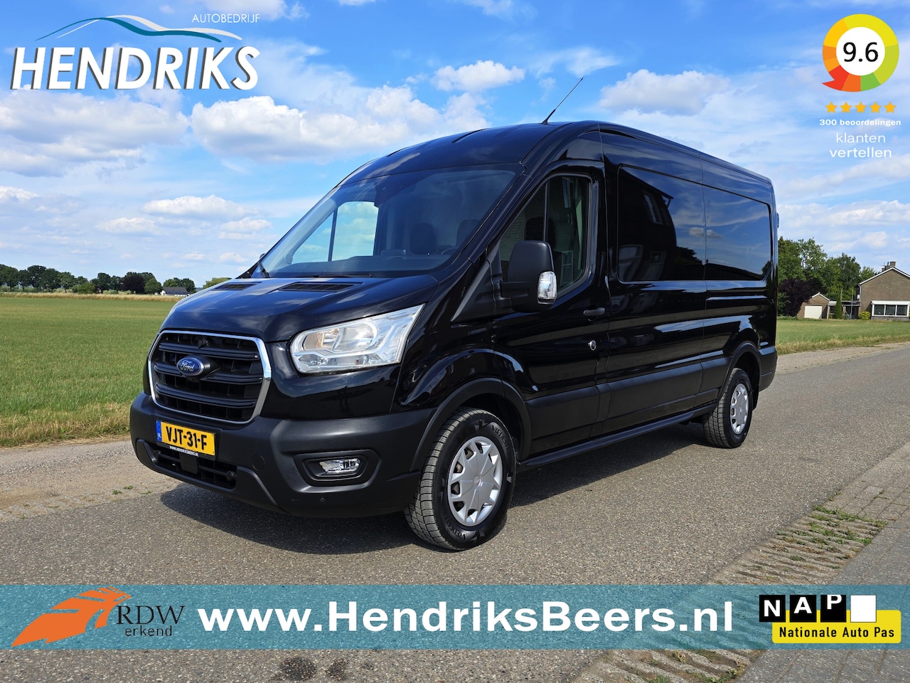 Ford Transit - 330 2.0 TDCI L3 H2 Trend - 130 Pk - Euro 6 - AUTOMAAT - Navi - Parkeercamera - AutoWereld.nl