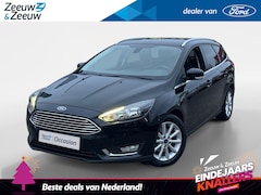 Ford Focus Wagon - 1.0 Titanium |Apple Carplay/Android Auto| Trekhaak| Sportstoelen| 12 maanden Bovag garanti