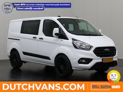 Ford Transit Custom - 2.0TDCI Dubbele Cabine | 6-Persoons | Airco | Cruise | Trekhaak | Betimmering