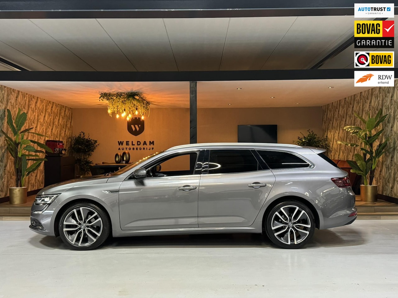 Renault Talisman - 1.8 TCe Intens Garantie Head-Up StoelVW Adoptieve Cruise Sfeer Keyless Led Clima Navi PDC - AutoWereld.nl