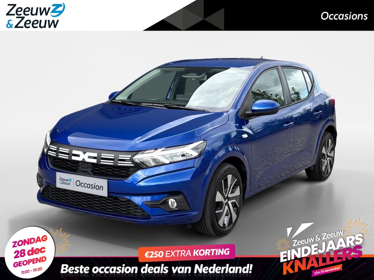 Dacia Sandero - 90PK TCe Expression | Navi | Airco | Parkeersensoren | Cruise Control | Apple CarPlay/Andr - AutoWereld.nl