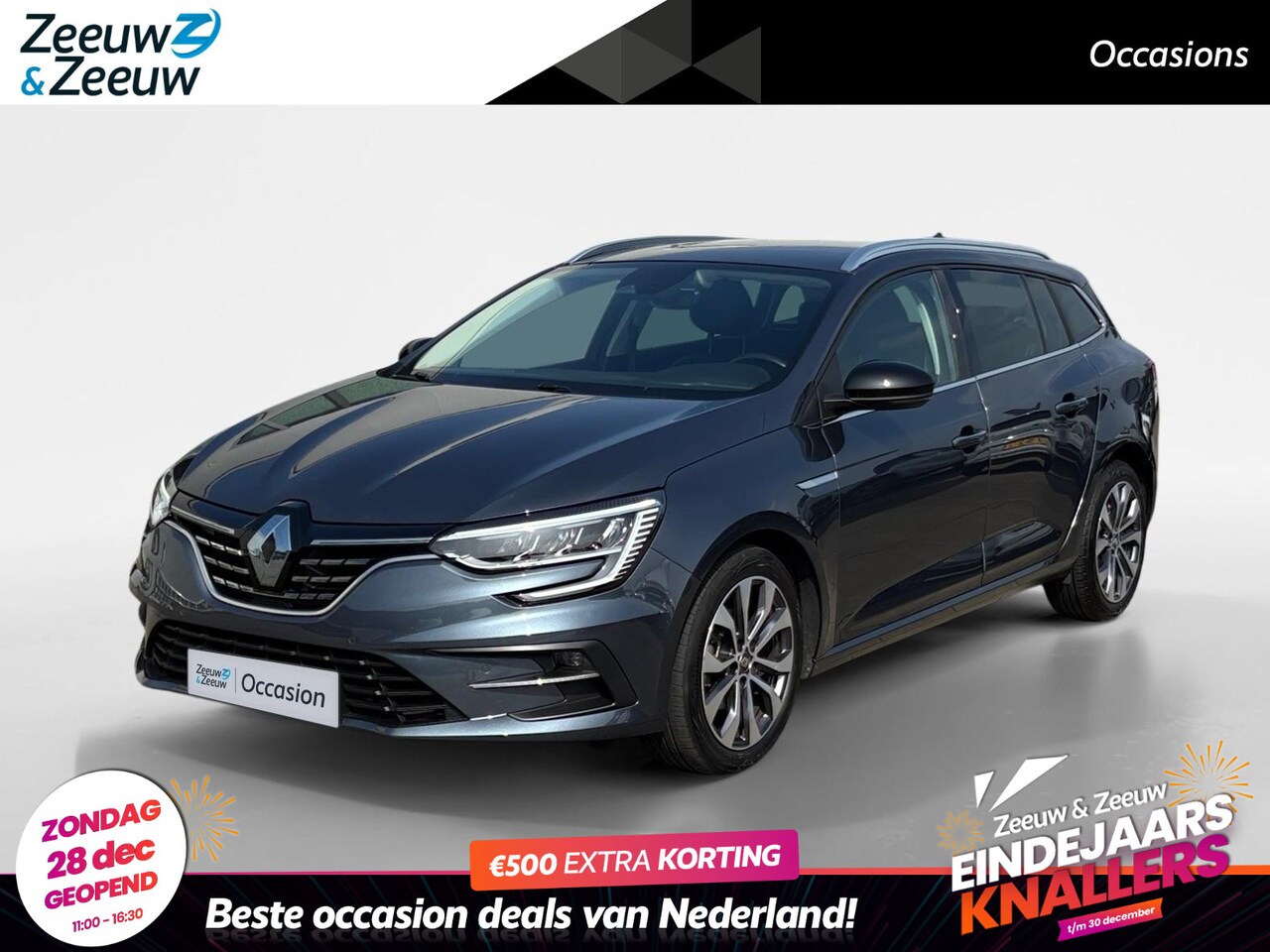 Renault Mégane Estate - 140PK TCe 140 Techno Automaat | Stoel & Stuurwielverwarming | Digital Cockpit | Climate Co - AutoWereld.nl