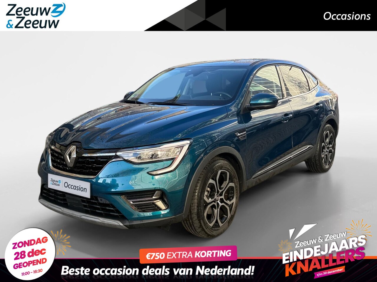 Renault Arkana - 1.6 E-Tech hybrid 145 techno AUTOMAAT NAVI AIRCO CAMERA CRUISE CONTROLE 9.3 INCH SCHERM ST - AutoWereld.nl