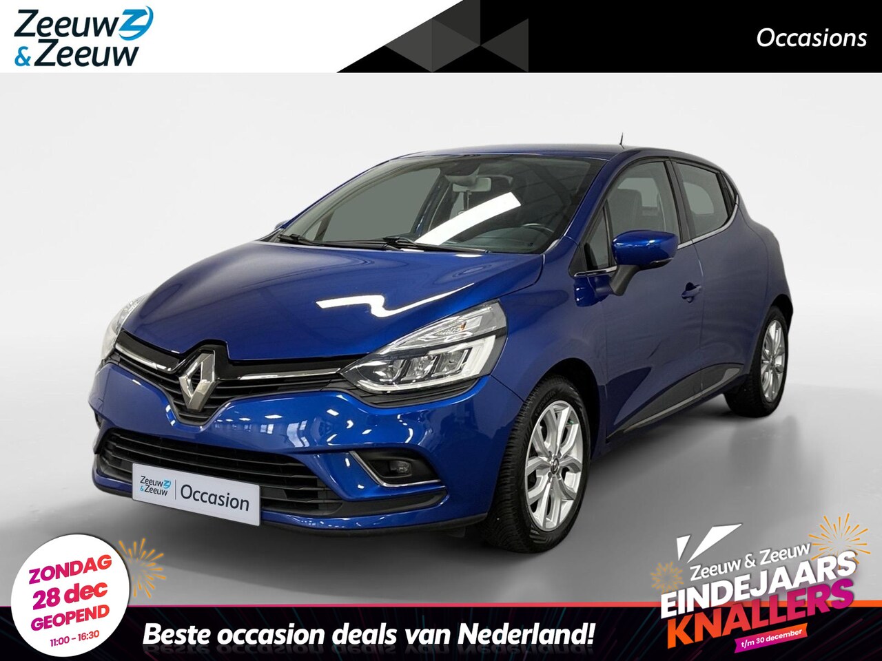 Renault Clio - 0.9 TCe Intens NAVI AIRCO TREKHAAK LM VELGEN CRUISE CONTROLE PARKEERSENSOREN BLUETOOTH 5 D - AutoWereld.nl