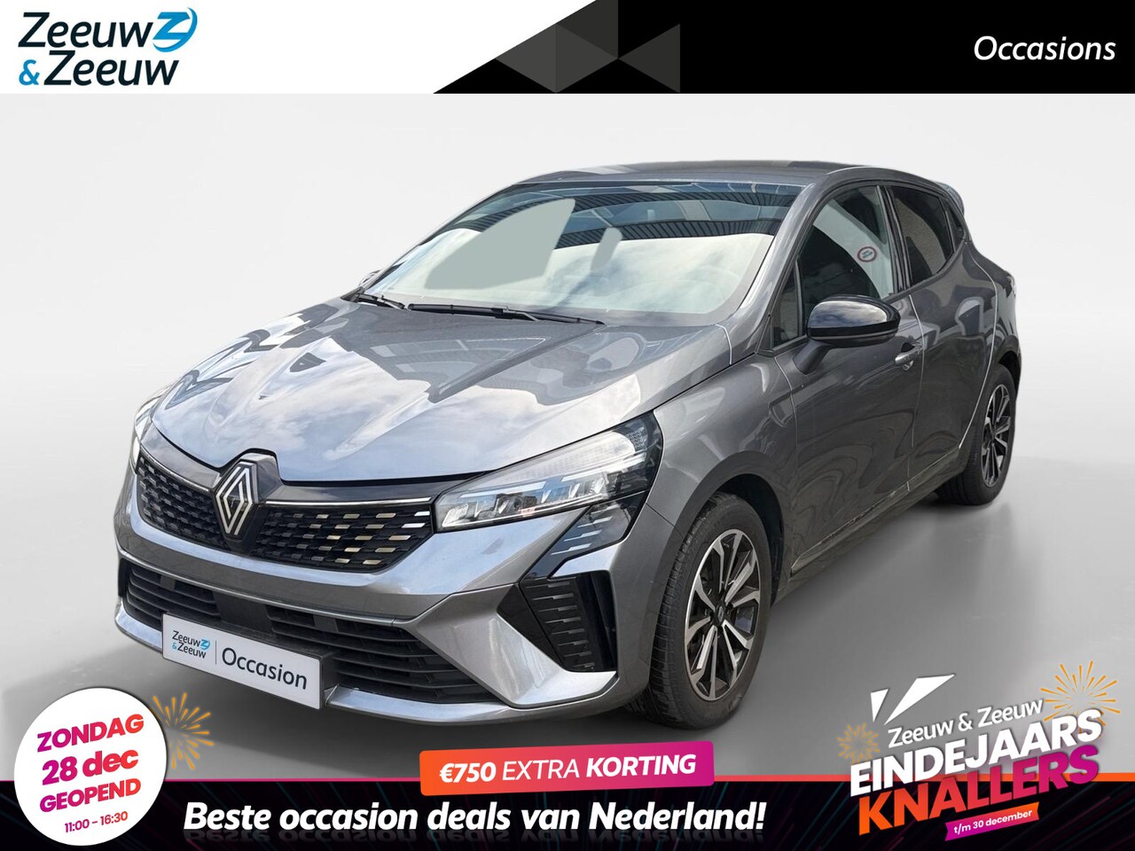 Renault Clio - 1.6 E-Tech Full Hybrid 145 techno AIRCO NAVIGATIE APPLE CARPLAY/ANDROID AUTO CRUISE CONTRO - AutoWereld.nl