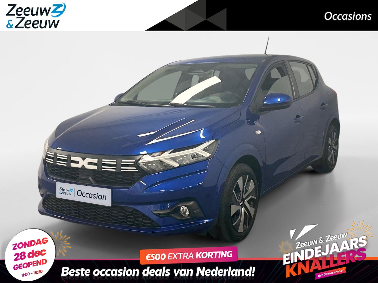 Dacia Sandero - 1.0 TCe 90 Expression AICRO NAVIGATIE APPLE CARPLAY/ANDROID AUTO CRUISE CONTROL PARKEERSEN - AutoWereld.nl