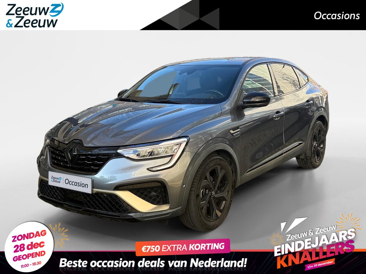 Renault Arkana - 1.6 E-Tech hybrid 145 E-Tech engineered AUTOMAAT NAVI AIRCO ADAPTIEVE CRUISE CONTROLE CAME - AutoWereld.nl