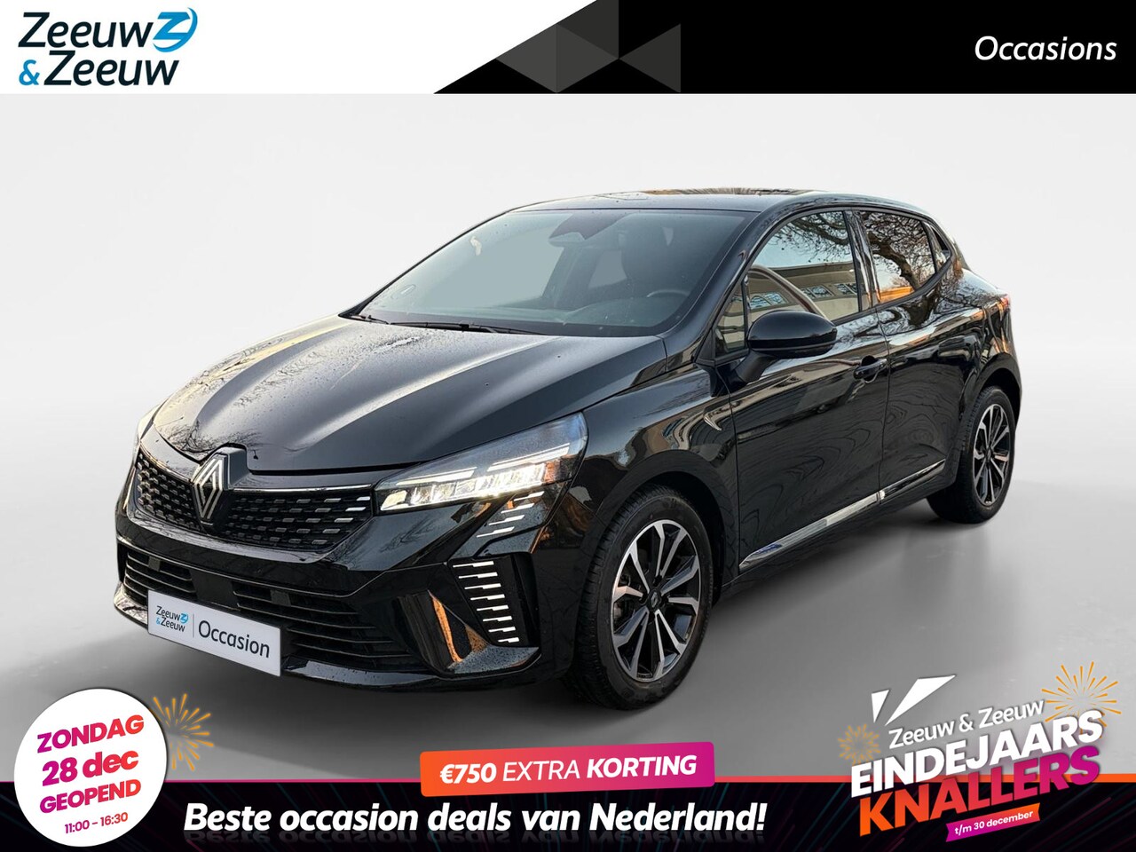 Renault Clio - 1.0 TCE TECHNO NAVI AIRCO CAMERA CRUISE CONTROLE APPLE CARPLAY ANDROID AUTO 9.3 INCH SCHER - AutoWereld.nl