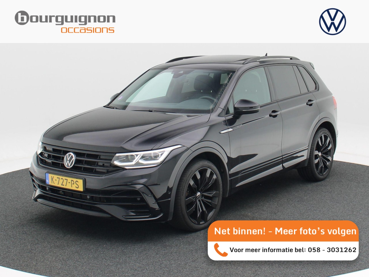 Volkswagen Tiguan - 1.5 TSi 150 Pk Automaat R-Line Business+ | Black Style | Panoramadak | Virtual Cockpit | A - AutoWereld.nl