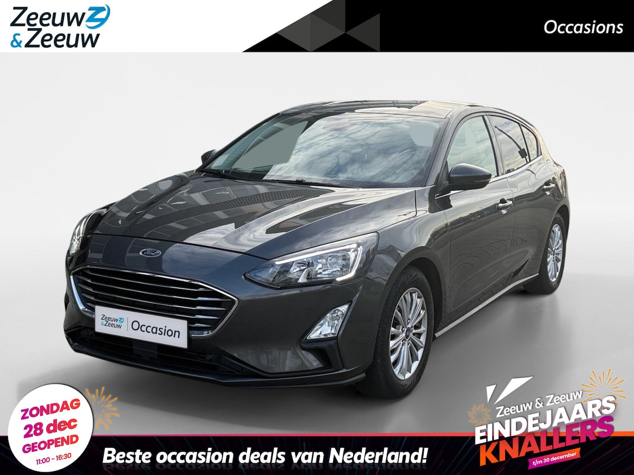 Ford Focus - 1.0 EcoBoost Hybrid Titanium X Business NAVI AIRCO CAMERA PARKEERSENSOREN CRUISE CONTROLE - AutoWereld.nl