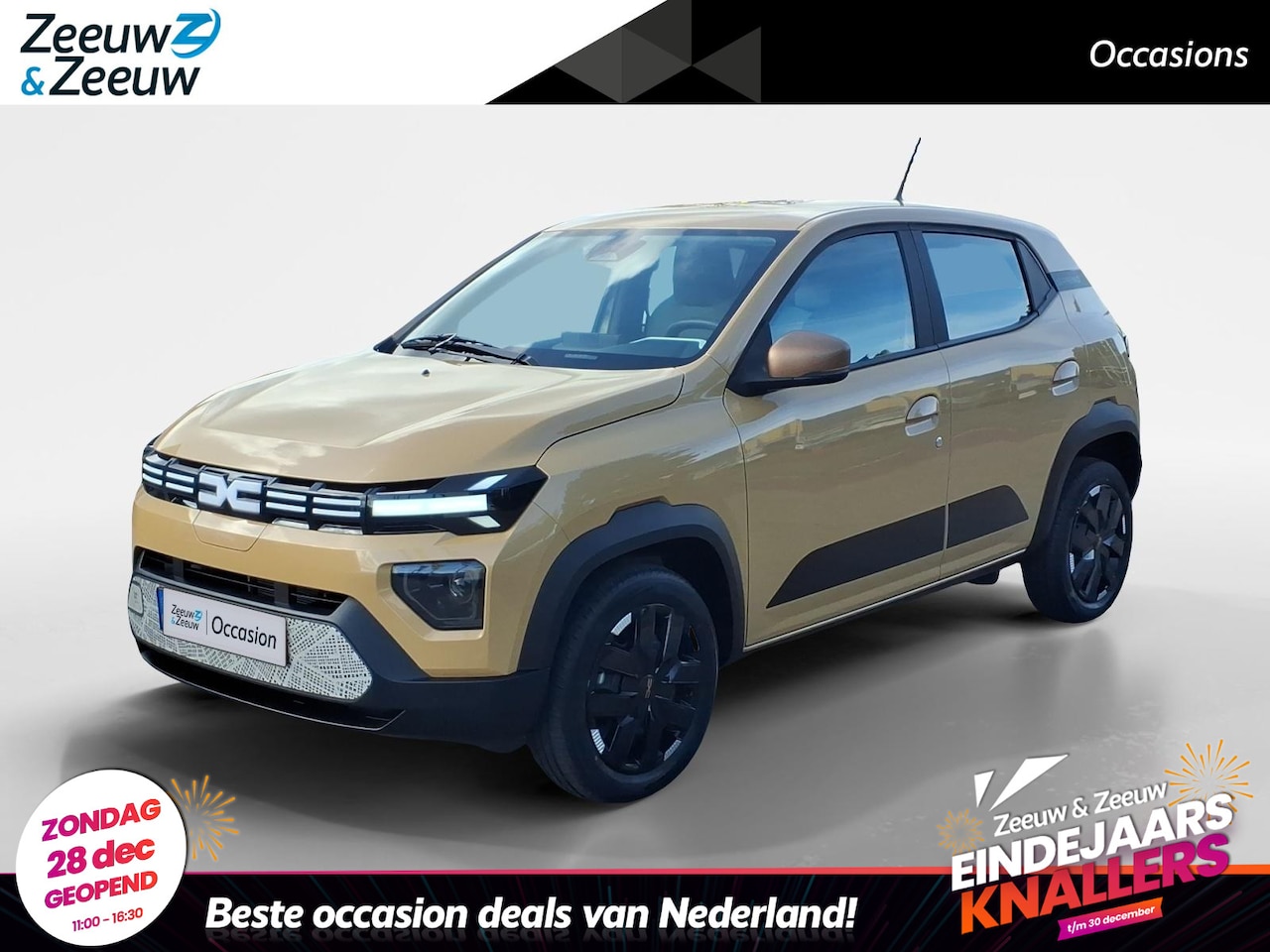 Dacia Spring - Extreme 65 26.8 kWh | Nieuwste model! Airco | DC lader |  Cruise control | navigatie|  Ext - AutoWereld.nl