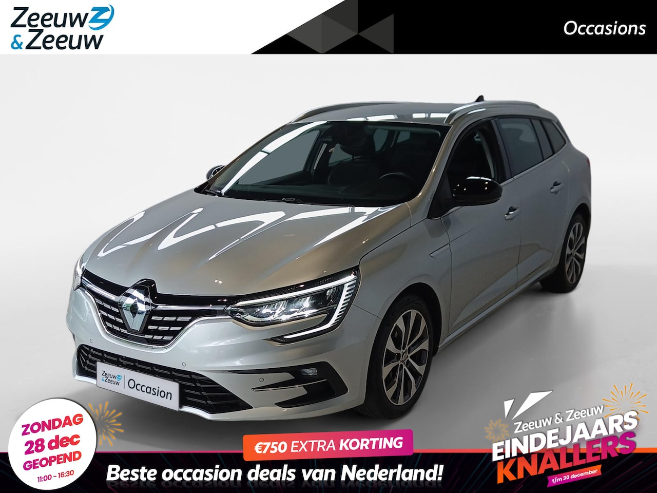 Renault Mégane Estate - 1.3 TCe 140 Techno Automaat*Navi+Camera*Climate Control*Cruise Control*Stoelverwarming*ETC - AutoWereld.nl