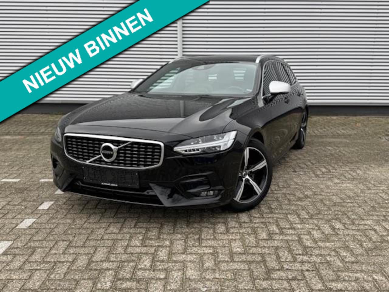 Volvo V90 - 2.0 T4 R-Design Autom.Prijs excl.BPM, Leder/sprtstoelen,Navigatie/camera,trekhaak - AutoWereld.nl