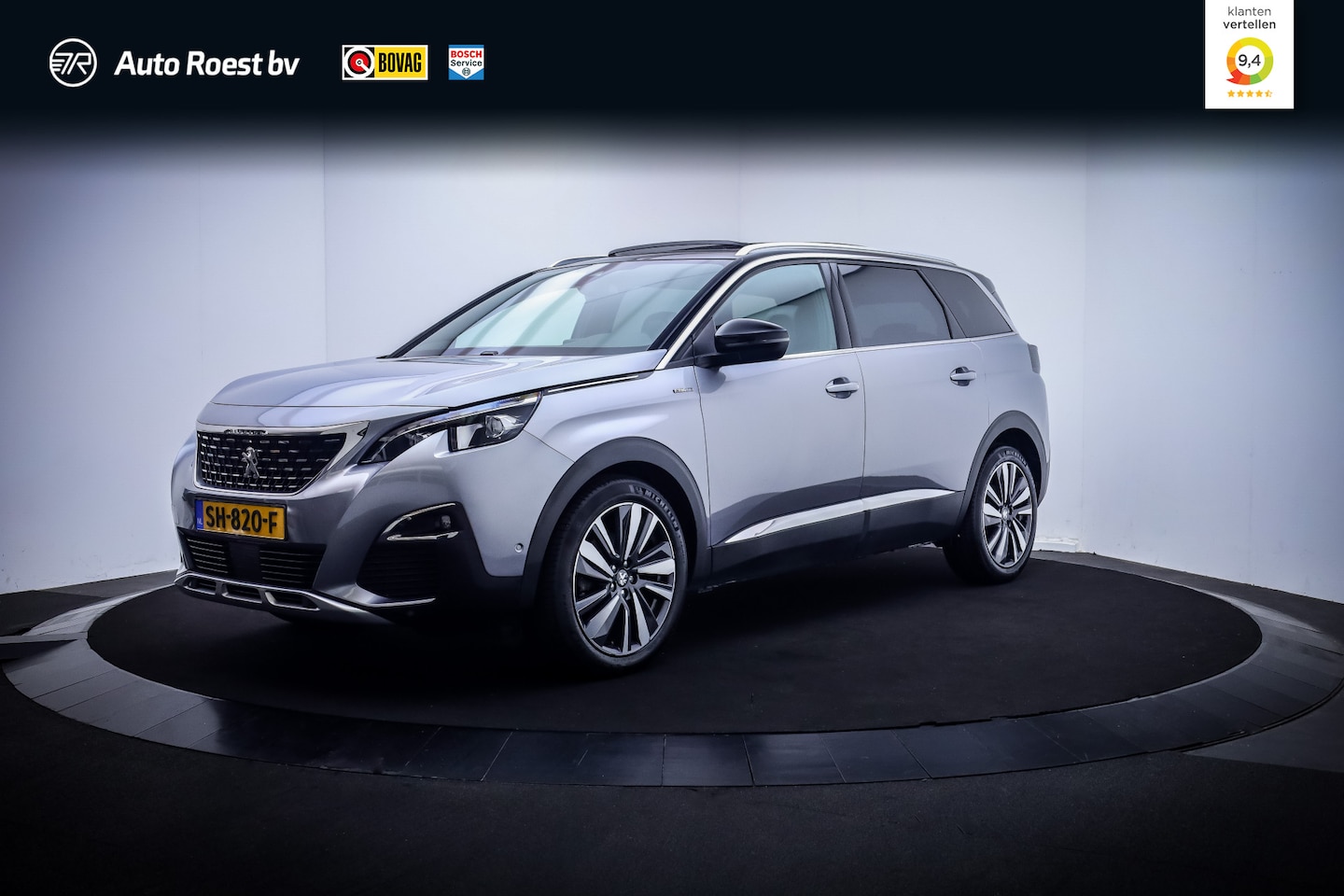 Peugeot 5008 - 1.2T 7P GT-Line SCHUIFDAK | ANF.TREKHAAK | 360.CAMERA | KEYLESS | FULL.LED - AutoWereld.nl