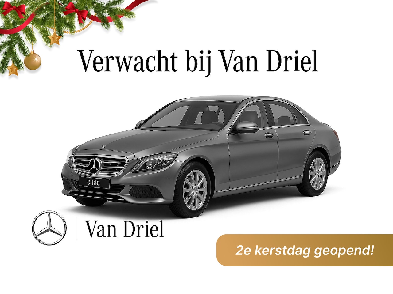Mercedes-Benz C-klasse - 180 AMG line | LED Camera - AutoWereld.nl