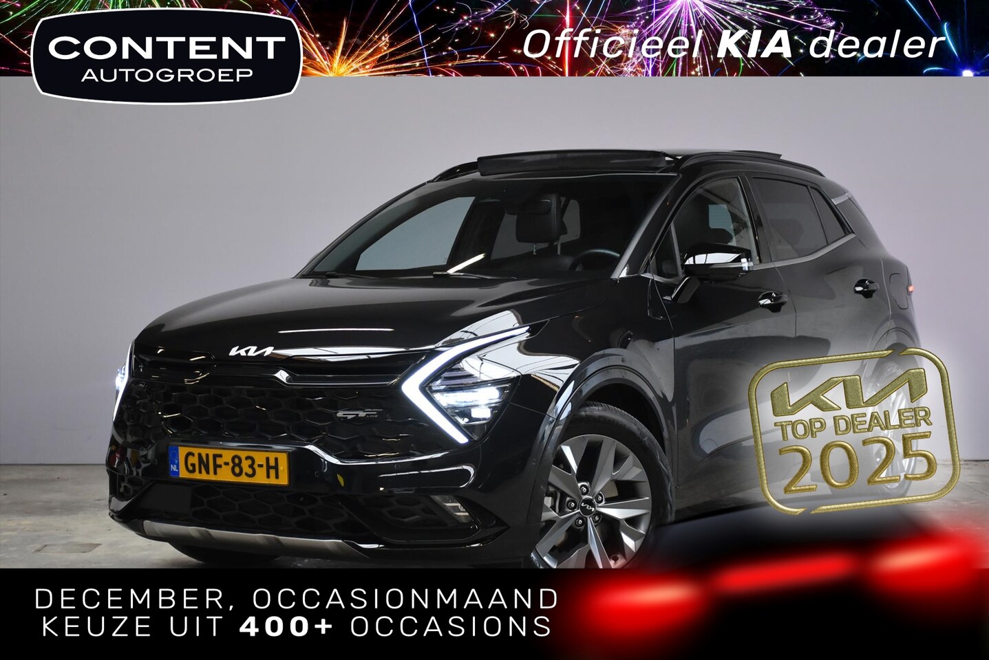 Kia Sportage - 1.6 T-GDi 215pk Hybrid AT6 GT-PlusLine - AutoWereld.nl