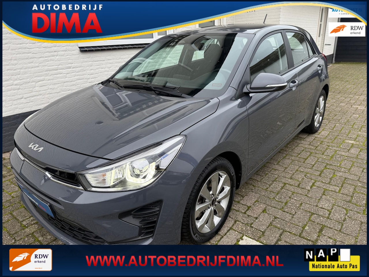 Kia Rio - 1.0 T-GDi MHEV DynamicPlusLine Automaat/ 1 Eigenaar/ Camera/ Apple Carplay/ ECC/ LED/ Stuu - AutoWereld.nl