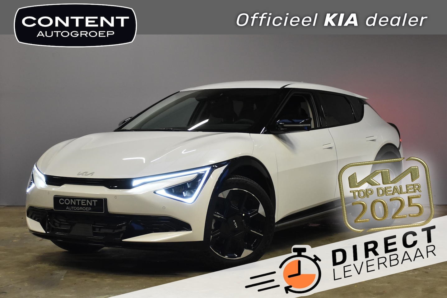 Kia EV6 - 84kWh 229pk RWD Plus DIRECT LEVERBAAR - AutoWereld.nl