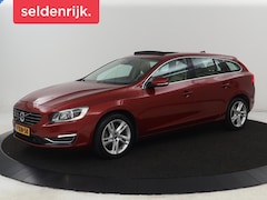 Volvo V60 - 2.4 D6 AWD Plug-In Hybrid Summum | Schuifdak | Trekhaak | Leder | Stoelverwarming | Adapti