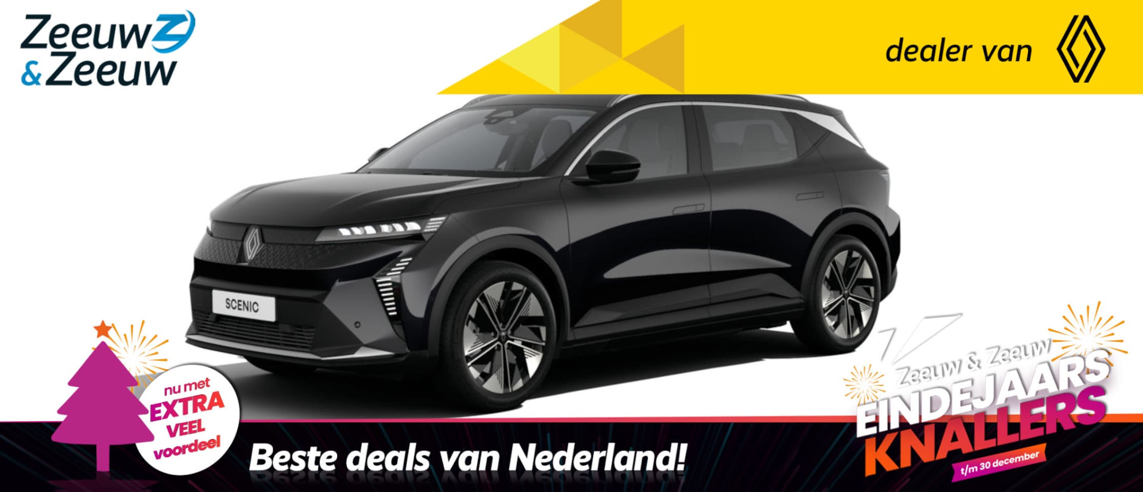 Renault Scenic E-Tech - EV60 comfort range techno * € 2.500,- VOORRAAD PREMIE * Elektrisch Verwarmbaar Stuurwiel * - AutoWereld.nl