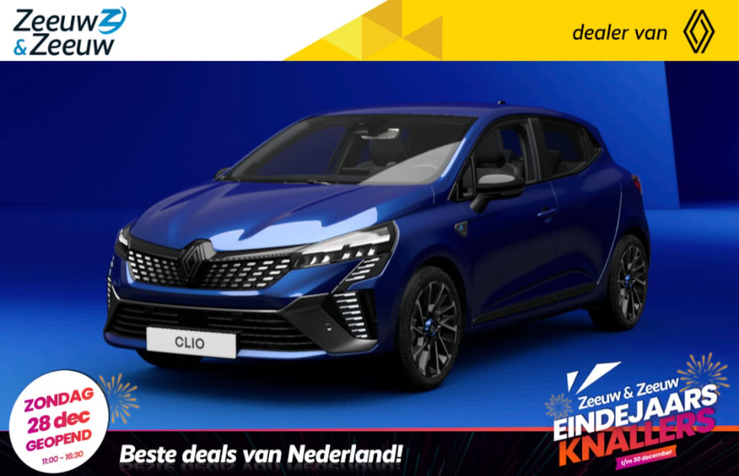 Renault Clio - E-Tech Full Hybrid 145 Esprit Alpine | NU met € 4000,- Zeeuw en Zeeuw RUN OUT korting | + - AutoWereld.nl
