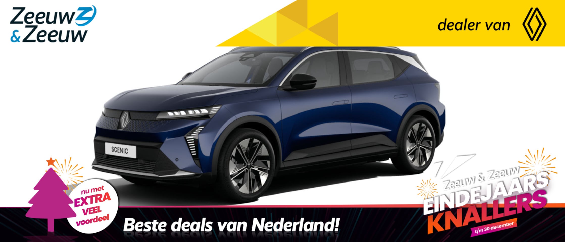 Renault Scenic E-Tech - EV60 comfort range techno * € 2.500,- VOORRAAD PREMIE * Elektrisch Verwarmbaar Stuurwiel * - AutoWereld.nl