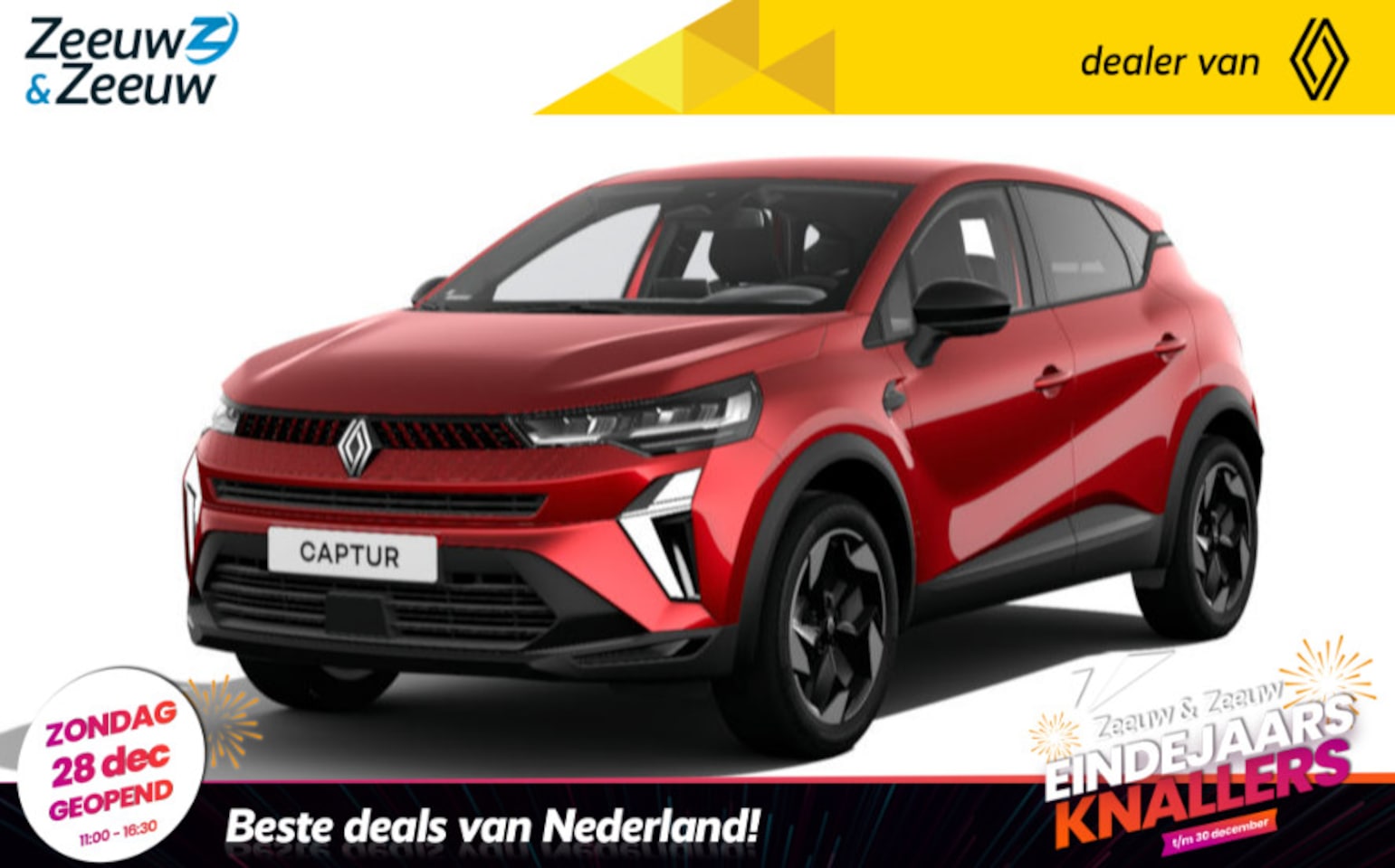 Renault Captur - 1.6 E-Tech full hybrid 160 techno | UIT VOORRAAD LEVERBAAR NU MET €3.000,- KORTING!!! - AutoWereld.nl