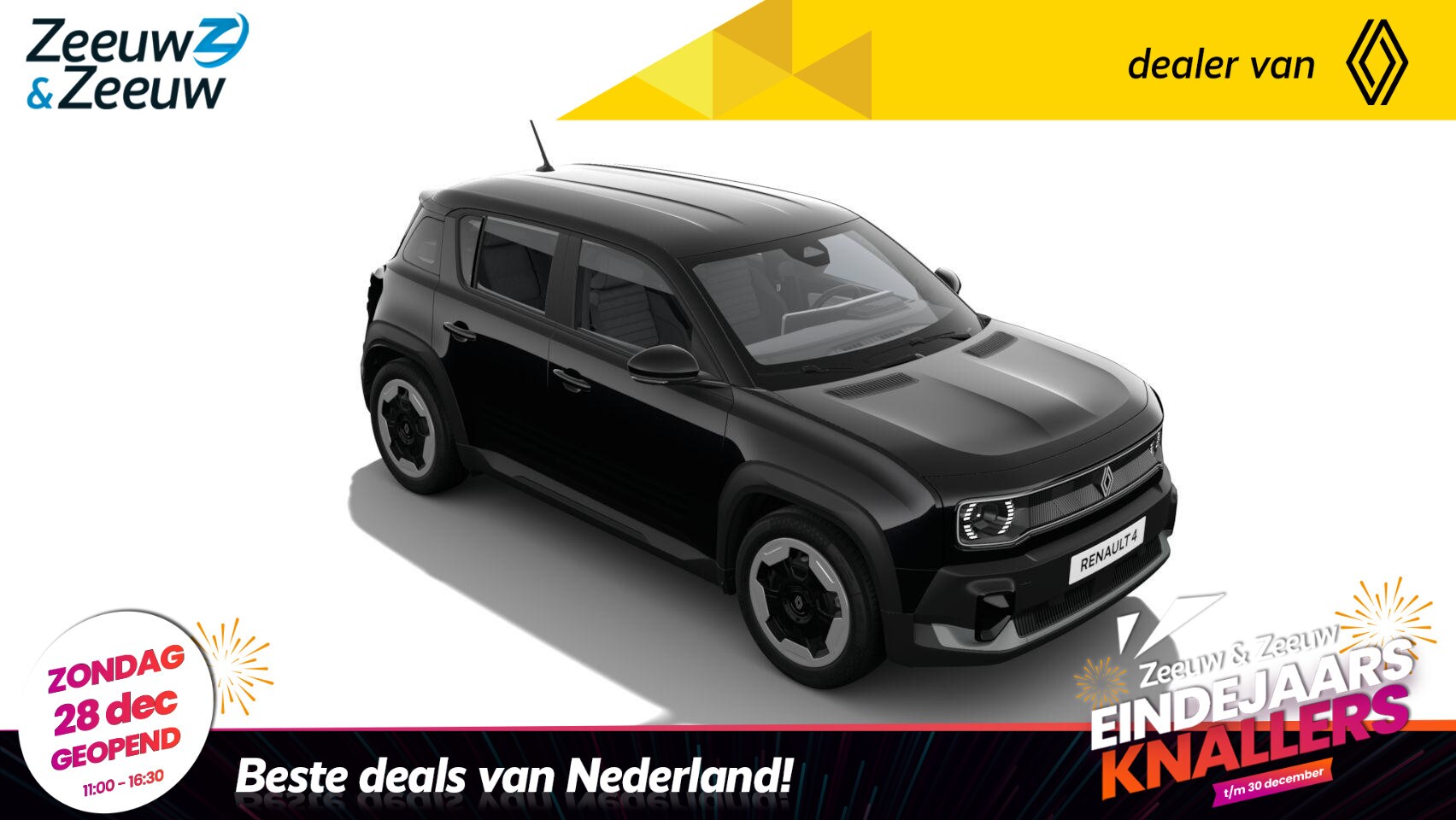 Renault 4 - comfort range evolution 52 kWh | NIEUW TE BESTELLEN NU MET €1.000,- SALE & SALE KORTING!!! - AutoWereld.nl