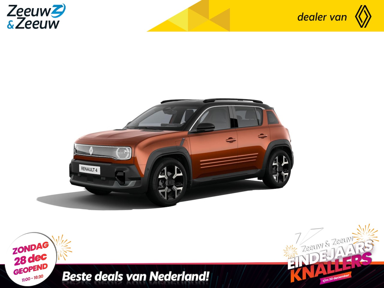 Renault 4 - comfort range techno 52 kWh Nu te bestellen - AutoWereld.nl