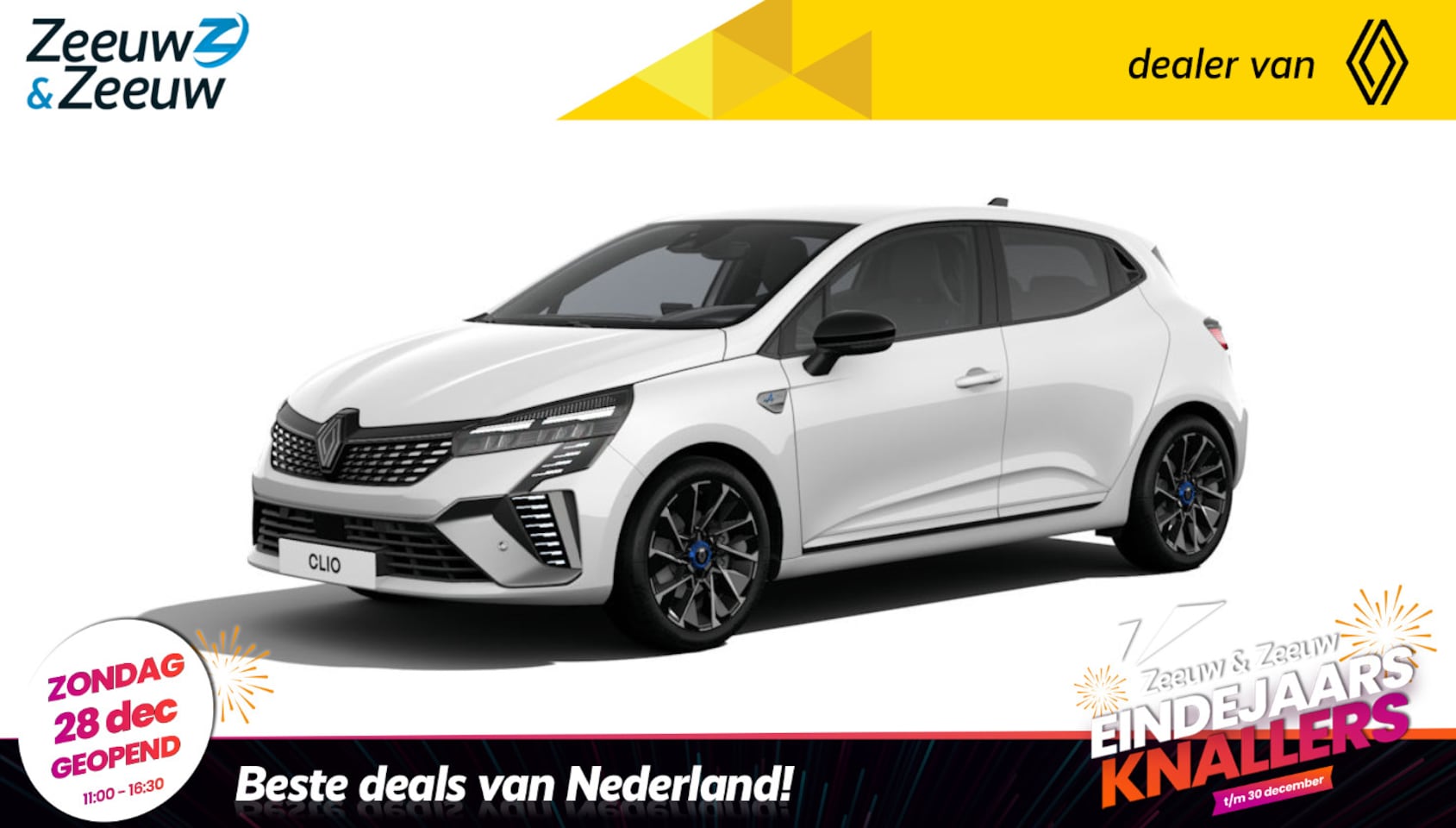 Renault Clio - E-Tech Full Hybrid 145 esprit Alpine | NU met € 4000,- Zeeuw en Zeeuw RUN OUT korting | + - AutoWereld.nl