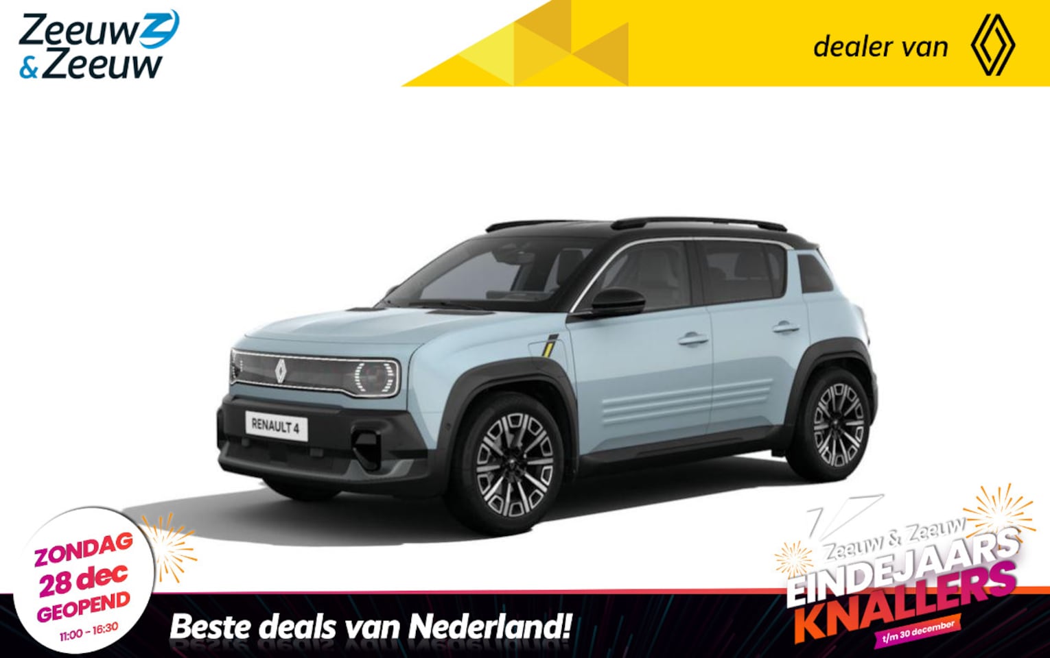 Renault 4 - comfort range iconic 52 kWh | Nieuw te bestellen | €1000,- introductiekorting | Verwarmbar - AutoWereld.nl