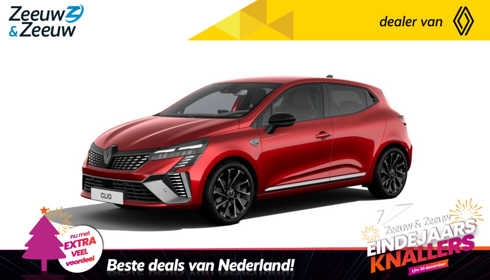 Renault Clio - 1.6 E-Tech Full Hybrid 145 esprit Alpine * CLIO RUN OUT ACTIE, € 3.000,- KORTING * 5 JAAR - AutoWereld.nl