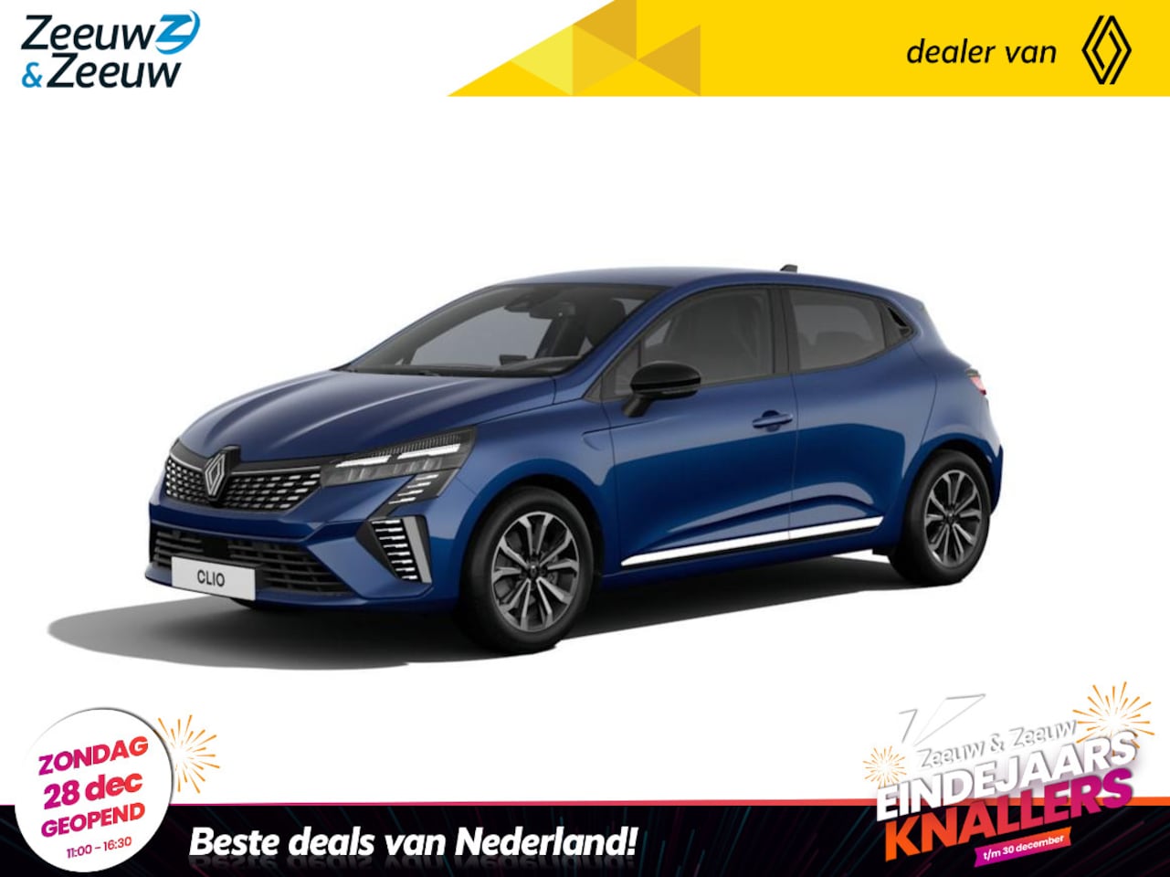 Renault Clio - E-Tech Full Hybrid 145 techno | NU met € 3000,- Zeeuw en Zeeuw RUN OUT korting | + 5 jaar - AutoWereld.nl