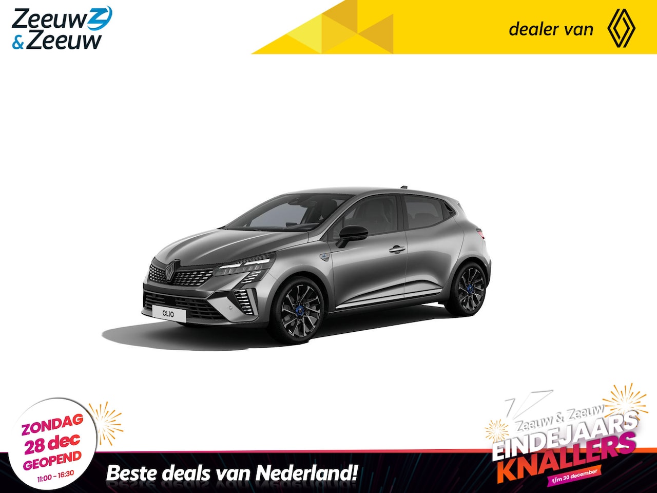 Renault Clio - E-Tech Full Hybrid 145 esprit Alpine | NU met € 4000,- Zeeuw en Zeeuw RUN OUT korting | + - AutoWereld.nl