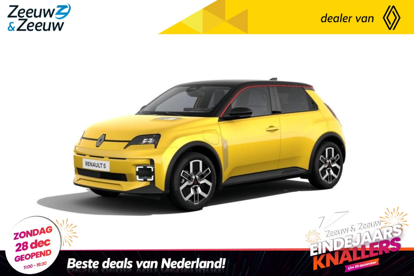 Renault 5 - (Z&Z Renault Private Lease actie vanaf €379,-) urban range techno 40 kWh | Auto van het Ja - AutoWereld.nl