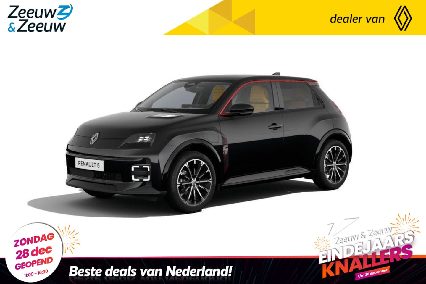 Renault 5 - (Z&Z Renault Private Lease actie vanaf € 399,-) urban range iconic cinq 40 kWh | Auto van - AutoWereld.nl