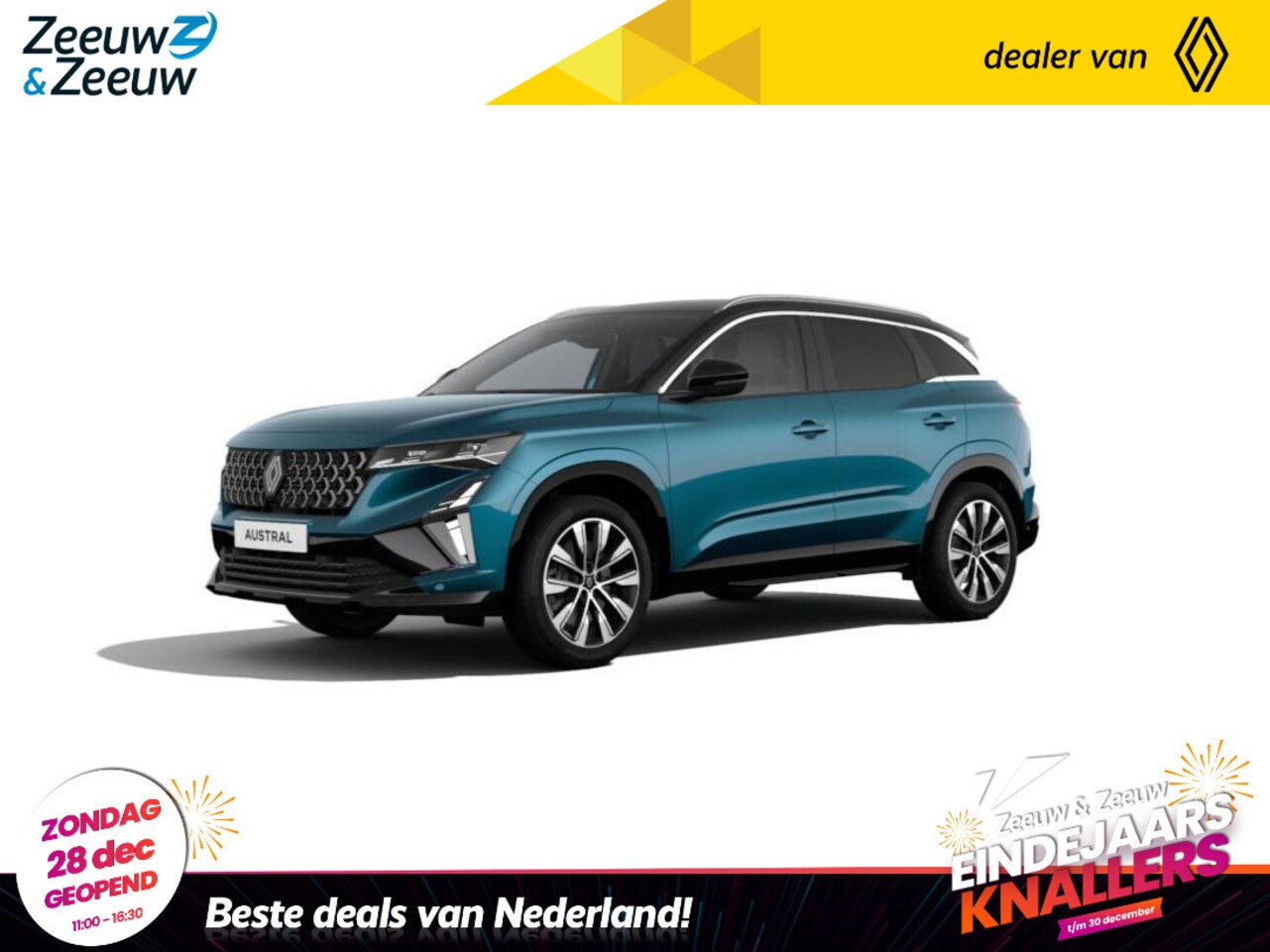 Renault Austral - E-Tech full hybrid 200 Techno Nieuw model | Nu met € 2000,- korting! | Financier tegen sle - AutoWereld.nl