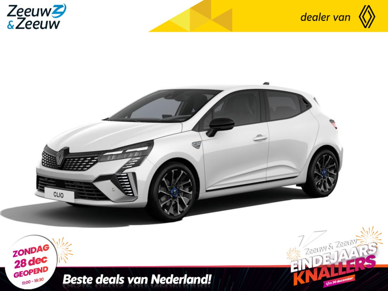 Renault Clio - E-Tech Full Hybrid 145 esprit Alpine | NU met € 4000,- Zeeuw en Zeeuw RUN OUT korting | + - AutoWereld.nl
