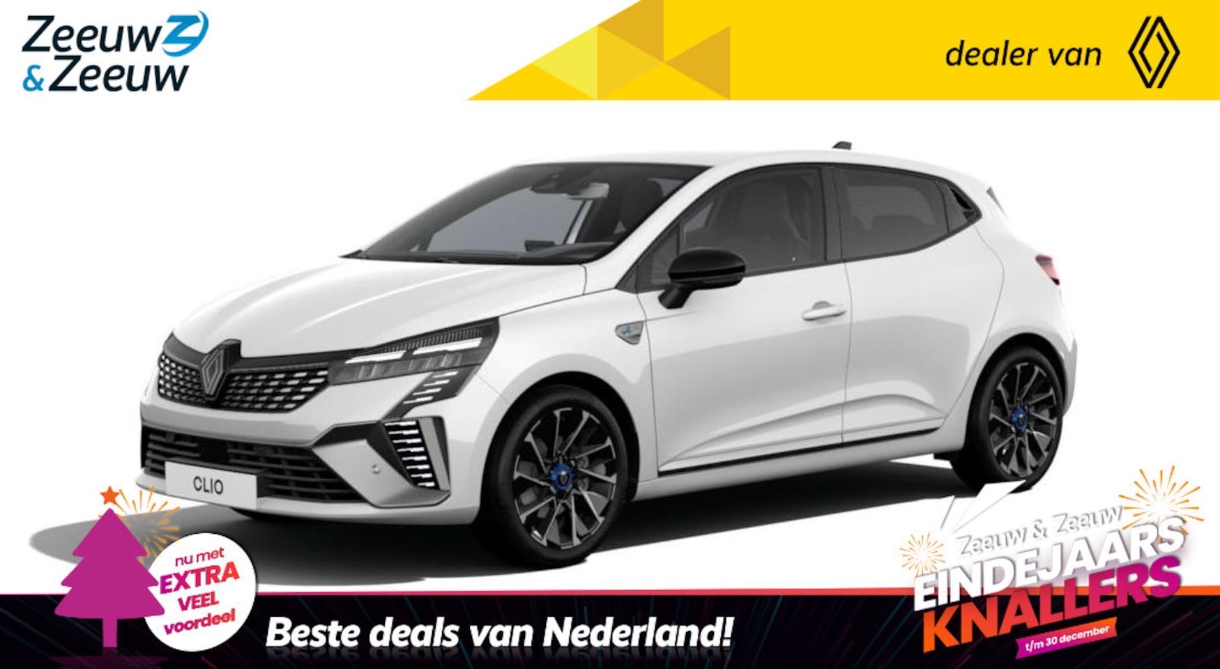 Renault Clio - 1.6 E-Tech Full Hybrid 145 esprit Alpine * CLIO RUN OUT ACTIE, € 3.000,- KORTING * 5 JAAR - AutoWereld.nl