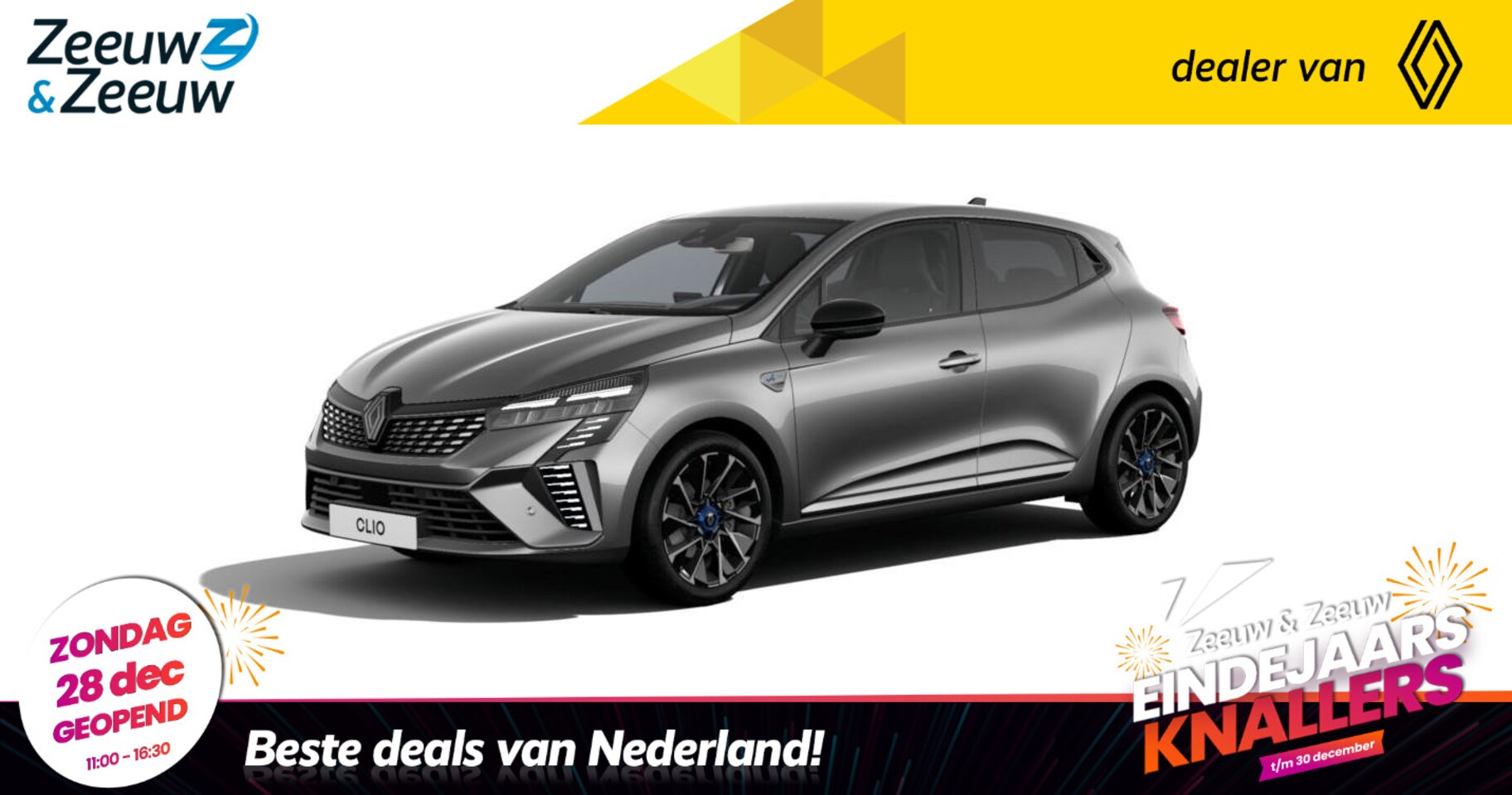 Renault Clio - 1.6 E-Tech Full Hybrid 145 esprit Alpine Uit voorraad leverbaar op = op - AutoWereld.nl