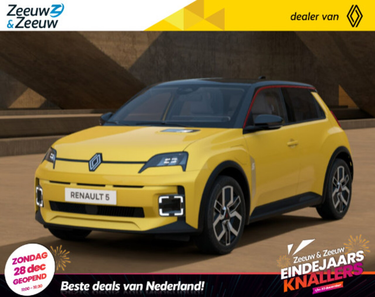 Renault 5 - comfort range techno 52 kWh Renault 5 techno 52 kWh NU LEVERBAAR 2025 RIJDEN! - AutoWereld.nl