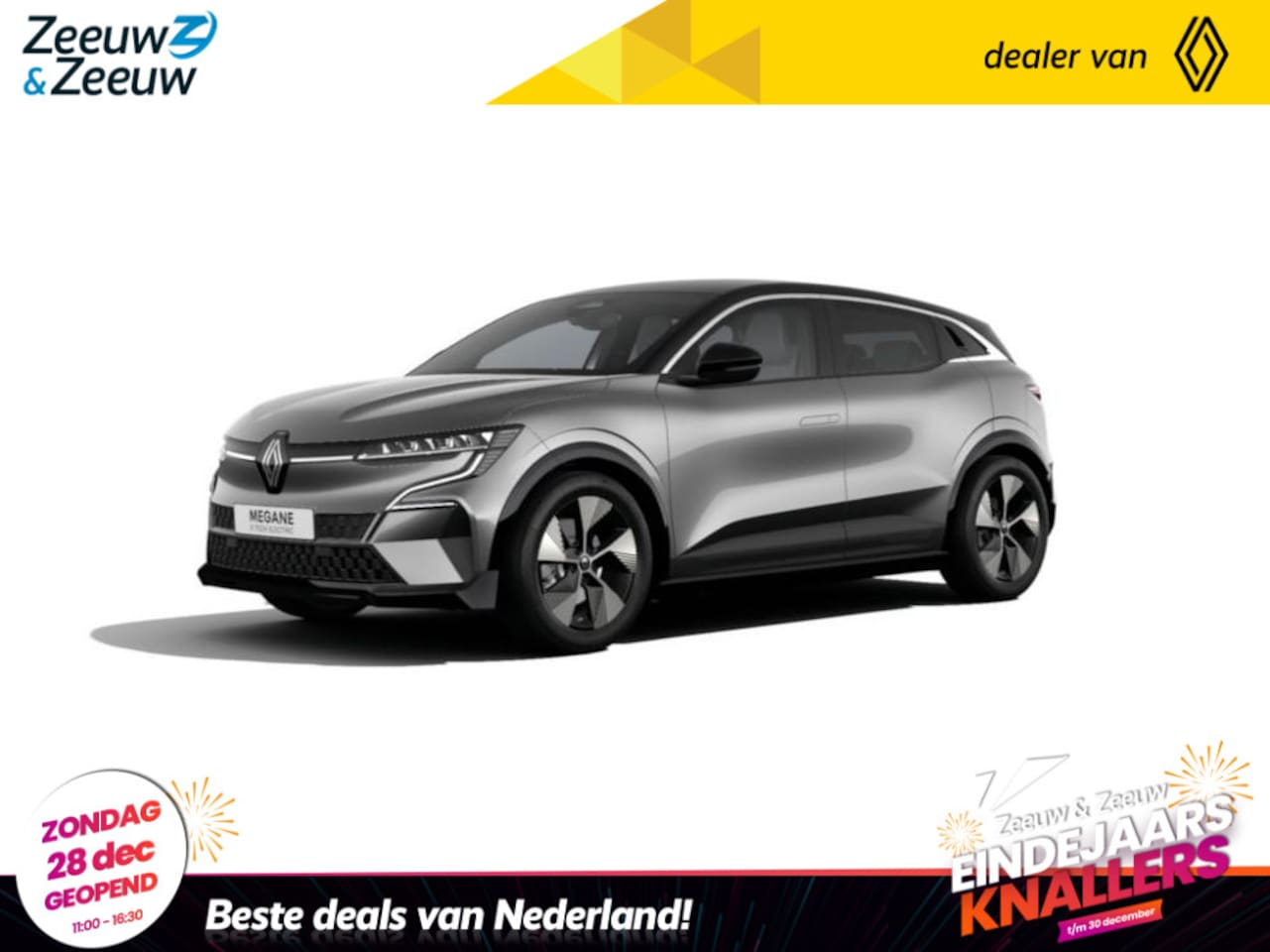 Renault Mégane E-Tech - comfort range Techno 60 kWh MY24 | NU nog leverbaar tegen 17% bijtelling en met €3.000,- E - AutoWereld.nl