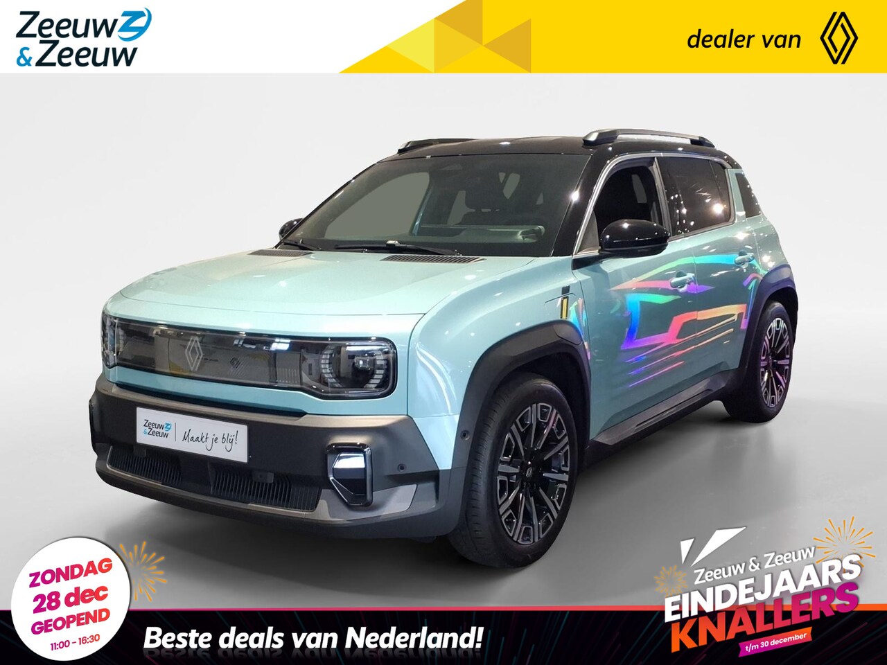 Renault 4 - comfort range iconic 52 kWh | LMV | Carplay | Adapter V2L | Elektrische achterklep | - AutoWereld.nl