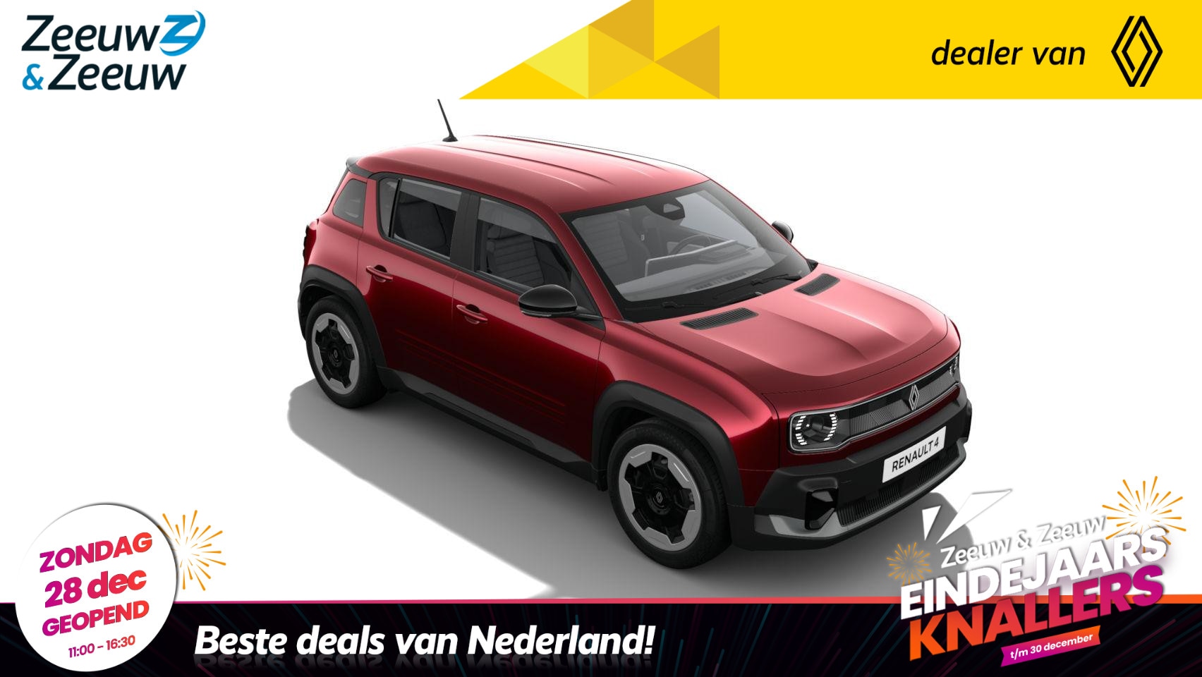 Renault 4 - comfort range evolution 52 kWh | NIEUW TE BESTELLEN NU MET €1.000,- SALE & SALE KORTING!!! - AutoWereld.nl
