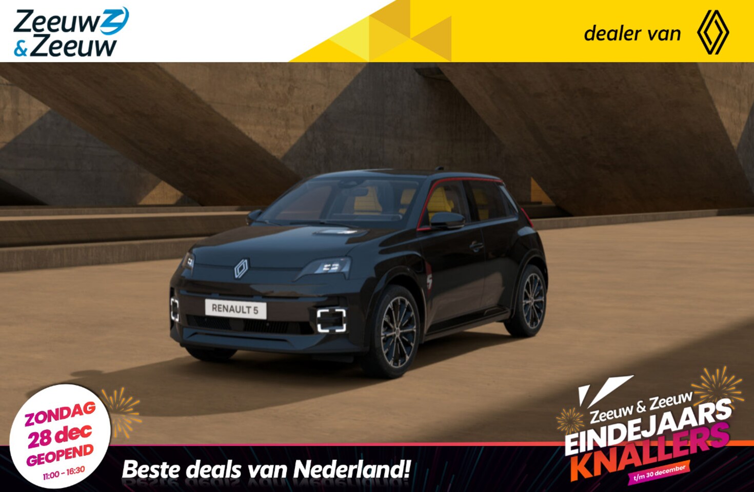 Renault 5 - comfort range iconic cinq 52 kWh Renault 5 iconic cinq 52 kWh NU LEVERBAAR 2025 rijden! - AutoWereld.nl