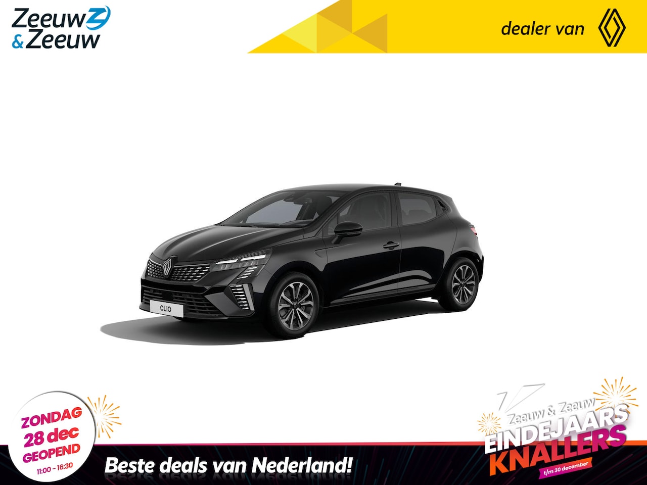 Renault Clio - E-Tech Full Hybrid 145 Techno | NU met € 3000,- Zeeuw en Zeeuw RUN OUT korting | + 5 jaar - AutoWereld.nl