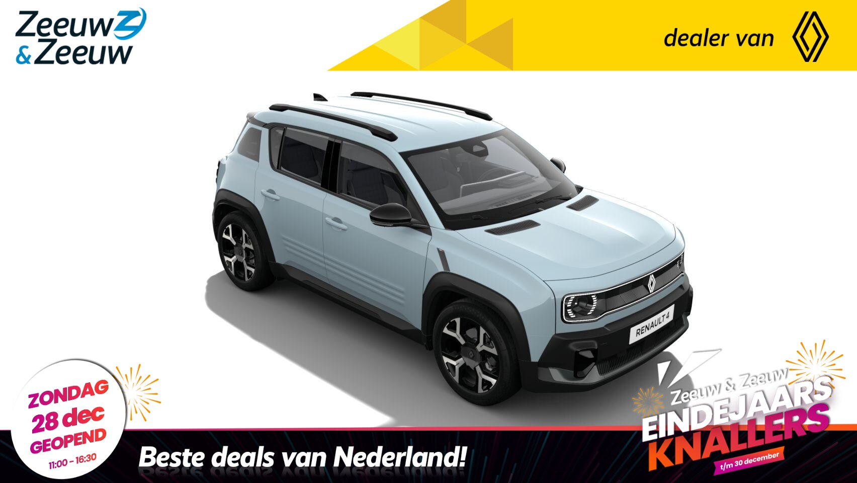 Renault 4 - comfort range techno 52 kWh | NIEUW TE BESTELLEN NU MET €1.000,- SALE & SALE KORTING!!! - AutoWereld.nl