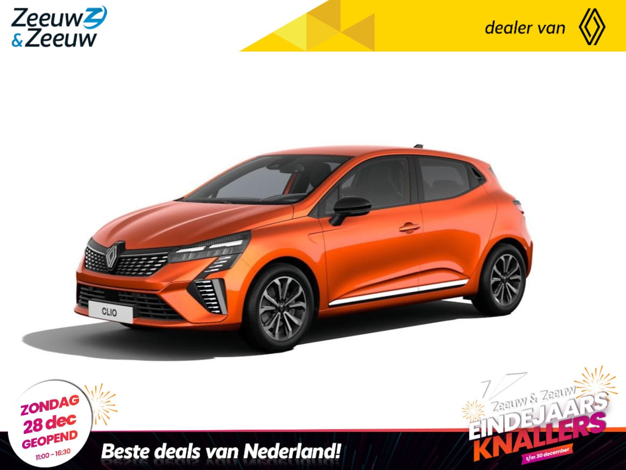 Renault Clio - E-Tech Full Hybrid 145 techno | NU met € 4000,- Zeeuw en Zeeuw RUN OUT korting | + 5 jaar - AutoWereld.nl