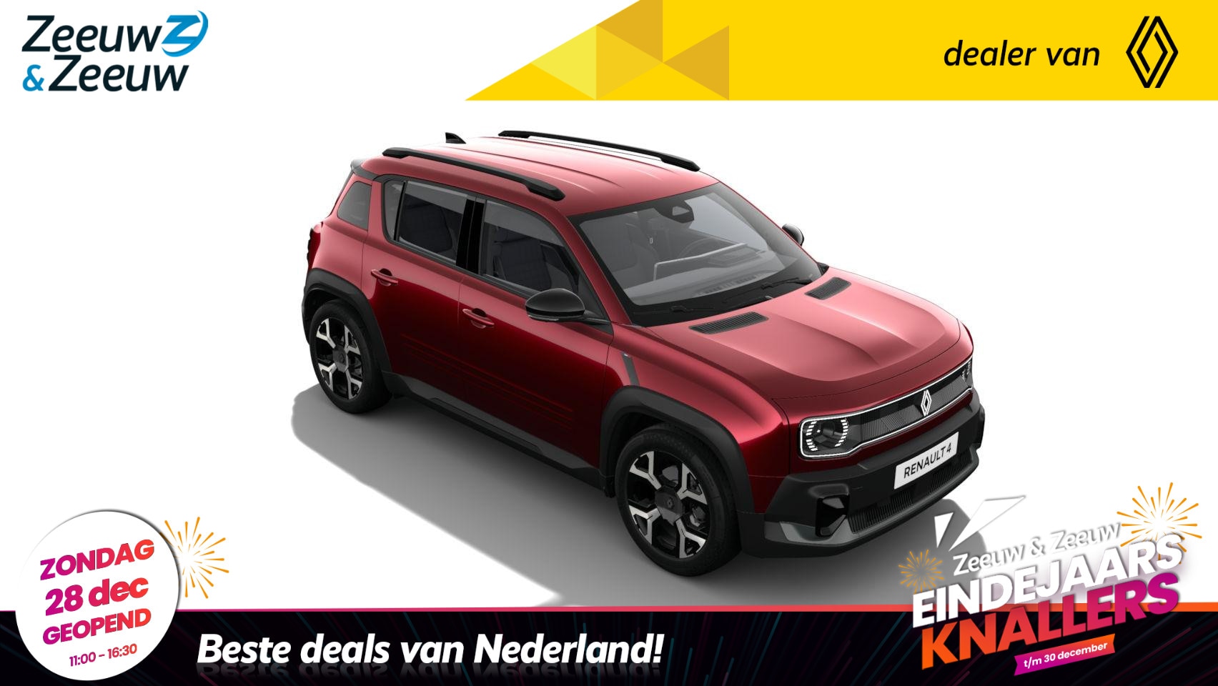 Renault 4 - comfort range techno 52 kWh | NIEUW TE BESTELLEN NU MET €1.000,- SALE & SALE KORTING!!! - AutoWereld.nl